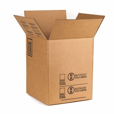 Corrugated Cardboard Hazmat UN 4G Packaging for 5 Gallon Plastic Pails 10 Pack