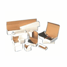 Corrugated Cardboard Mailers 3 1/2" x 3 1/2" x 1", 100 Bundle Pack