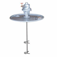 Direct-Drive Drum Lid Mixer, EP Motor,&frac34; hp, 2-4" props