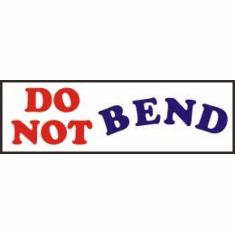  Do Not Bend, mailing label