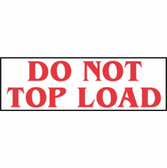 Do Not Top Load 3 x 5  500 Pack