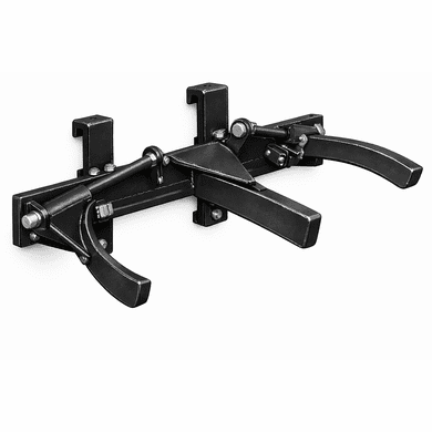 Heavy Duty Double Drum Grabber for 15, 30 & 55 Gallon Drums 3,000 lb capacity - Carriage Mounted Forklift Attachment