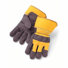  Double Leather Palm Work Gloves