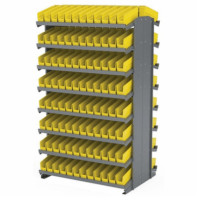Double-Sided Rack Pick Rack Systems For 30110 Bins: 11-5/8 x 2-3/4 x 4