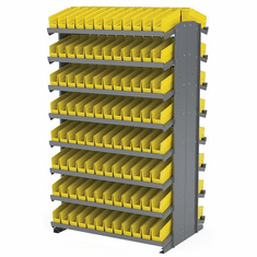 Double-Sided Rack Pick Rack Systems For 30110 Bins: 11-5/8 x 2-3/4 x 4