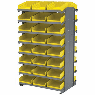 Double-Sided Rack Pick Rack Systems For Bin 830170  D x W x H: 11 5/8" x 11 1/8" x 4"