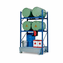 Drum Containment Rack Systems - 8 Drum, 66 Gal Sump
