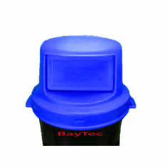 Drum Cover With Self Closing Door-Blue