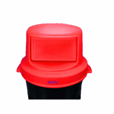 Drum Cover With Self Closing Door-Red