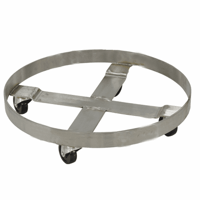 Drum Dollies  with moldon rubber wheels   800 Lb Capacity