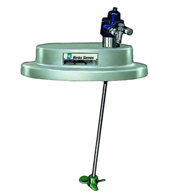 Drum Mixer, 5-Gallon Bucket or Pail, Binks®-1 Prop, 3 1/8 Inch Diameter, No-Splash Air Operated, 1/4 Hp