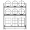 Drum Rack with Spill Containment Sump - 6 Drum Horizontal - 6 Drum Vertical - 3 Levels  96 x 36 x 96  12 Drum Containment Rack Systems