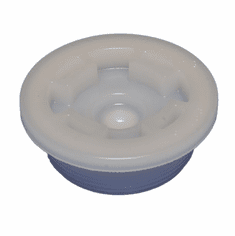 Dual-Action Drum Bung Cap Vent Plug Circular Polypropylene 2" NPT, Fine Thread, 100 Pack