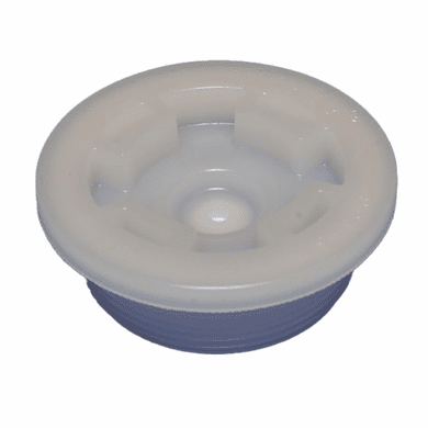 Dual-Action Drum Bung Cap Vent Plug Circular Polypropylene 2" NPT, Fine Thread, 100 Pack