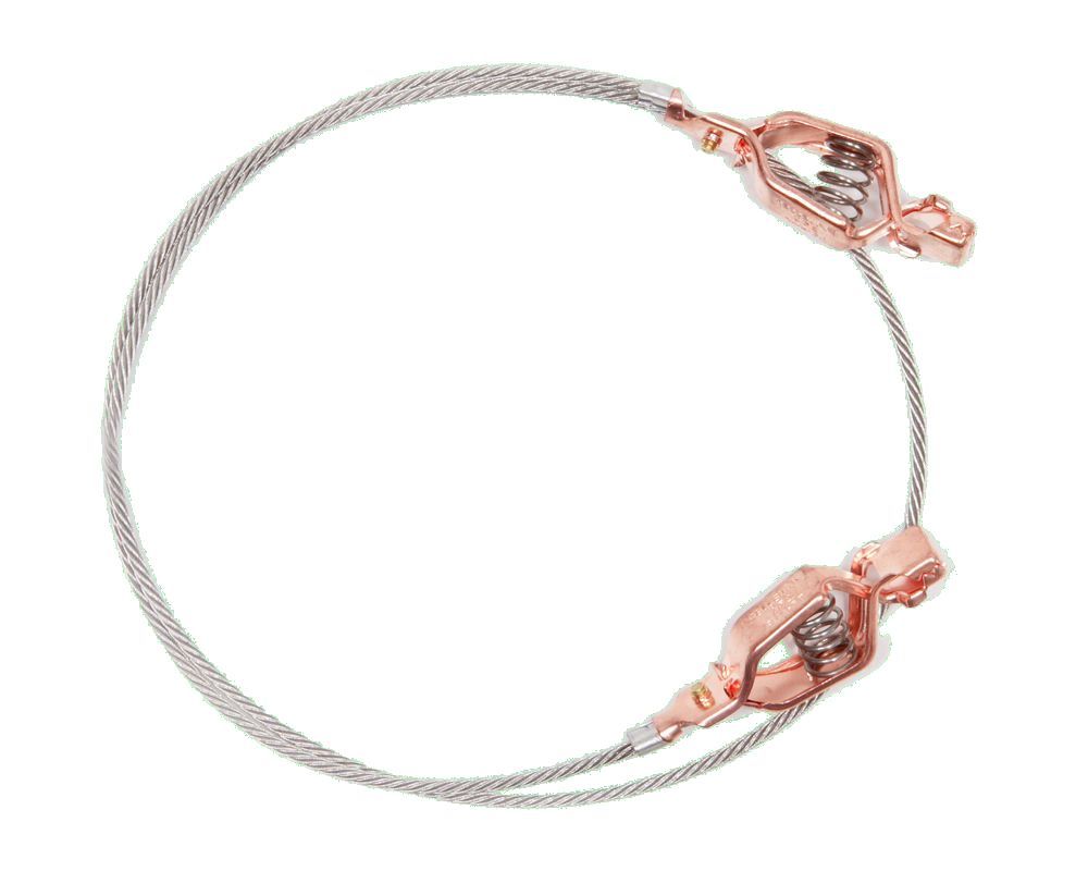 根付け　　　　N18 Dual Alligator Clips Grounding Bonding Wires Prevent Static