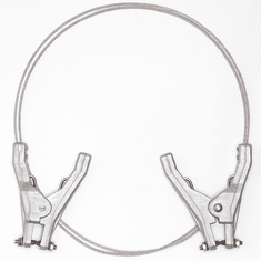 Dual Plier Clamps Grounding Bonding Wires Prevent Static Sparks 10'