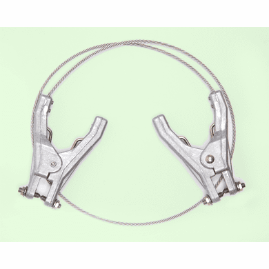 Dual 3 Foot Plier Clamps<br>Grounding Bonding Wires<br>Prevent Static Sparks