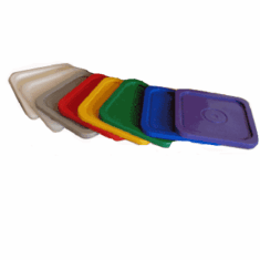 Economy Square 4 Gallon Plastic Bucket Lids<br><font color="#FF0000">Free Shipping</font>