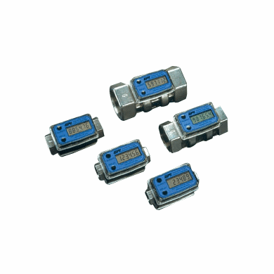 Electronic Digital Flowmeter, Aluminum - Flow Rate GPM 350