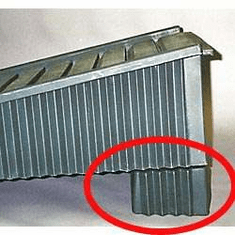 Enpac Poly-Ramp Ramp Extender 29 x 9 x 7