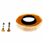 Everbilt Reinforced Wax Ring with Bolts #3 <br><font color="Red"> Free Shipping</font>