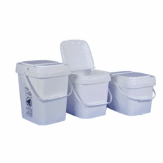 EZStor Square Plastic Food Storage Containers