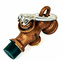 Female Thread Outlet Solid Brass Drum Faucet NPT Inlet | 3/4 inch
