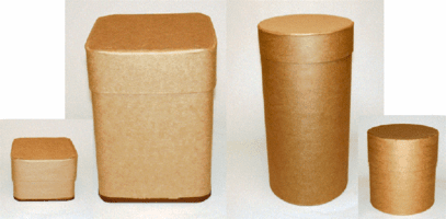 Fiber Cardboard Drums-Square & Round