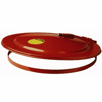 Fire-safe Steel 30 Gallon Self-closing Drum Lid With Fusible Link – Red