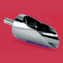 Flat Back 4 Quart Sanitary Stainless Steel Scoops
