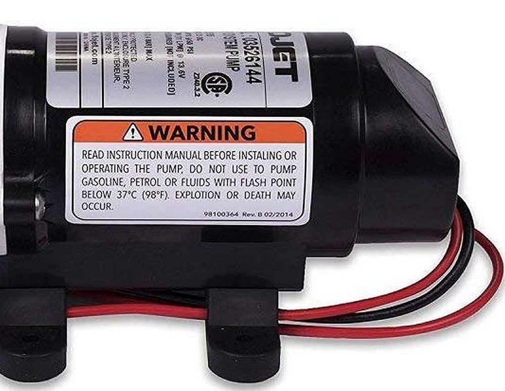 RV Flojet 03526-144 Triplex Diaphragm Automatic Water System Pump