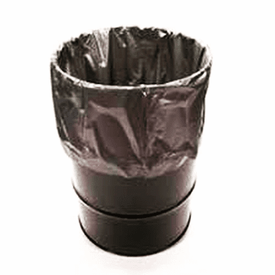 Fold-Back, 55 Gallon, 6 mil - Straight Bottom Flexible Drum Liners,50 Pack