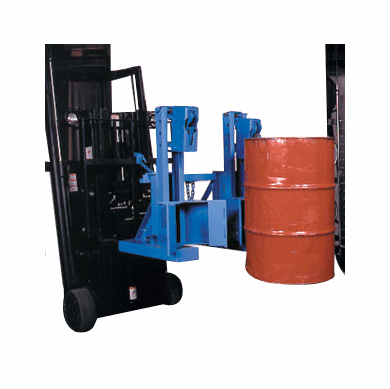 Fork Mount Model, Single Drum, Dual Grabber Head Drum Grabber