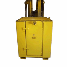 Forkliftable Work Platform Tool Locker