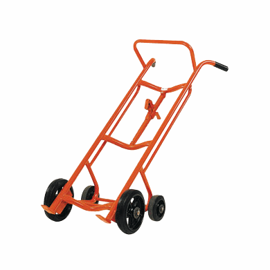 Four Wheel Drum Truck, Moldon Rubber Wheels