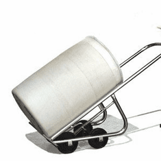 Four Wheel Drum Truck, Stainless Steel,Polyolefin Wheels
