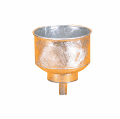  Galvanized Funnel Easily Fills Upright Drums