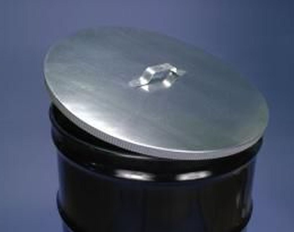 Galvanized Steel Drum Cover with Handle for Open Top 55 Gallon Drum 24