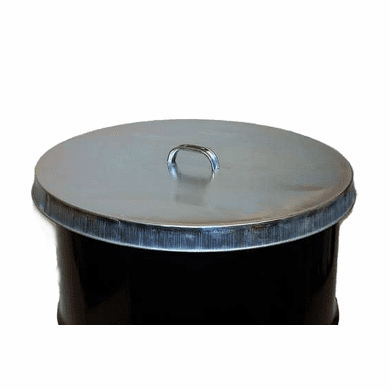 Galvanized Steel Drum Covers for 55 Gallon Open-Head Barrel<br>26 Gauge Steel (Cover ONLY)