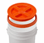 Gamma Seal  Lid 5 Gallon Orange - 3 Pack