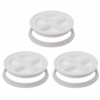 Gamma Seal Lid 5 Gallon White - 3 Pack