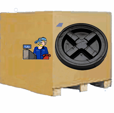 Gamma Seal Lid Black Pallet  - 576 Count<br><font color="green"> FREE SHIPPING</font color>