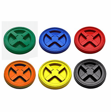 Gamma Seal Lid Multiple Colored - 6 Pack <br><font color="green"> FREE SHIPPING</font color>