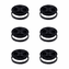 Gamma Seal Lids 5 Gallon Black - 6 Pack  <br><font color="green"> FREE SHIPPING</font color>