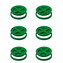 Gamma Seal Lids 5 Gallon Green - 6 Pack <br><font color="green"> FREE SHIPPING</font color>