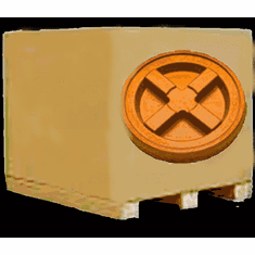 Gamma Seal Lids Orange Pallet  - 576 Count<br><font color="green"> FREE SHIPPING</font color>