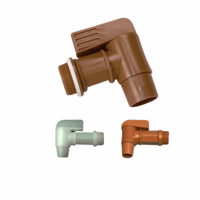 Gold 2” Economical Polyethylene Drum Faucets