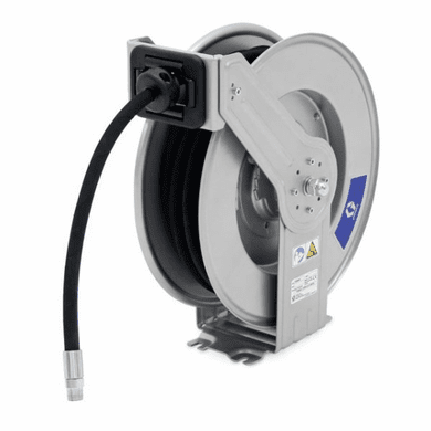 Graco LDX 1/2" x 50' Spring Rewind Oil Hose Reel with Hose Included
