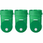 Green 5 Gallon Buckets and Spout Lids  Food Grade Combo 3 Pack <Font color="red"> Special Combo Free Shipping</font>