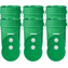 Green 5 Gallon Buckets and Spout Lids  Food Grade Combo 6 Pack <Font color="red"> Special Combo Free Shipping</font>
